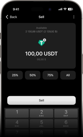 Tangem Wallet App Sell